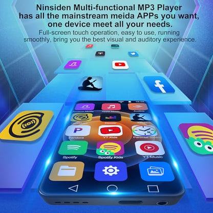 Ninsiden 4" 400-144-blck LCD MP3 Player with 144GB Storage and Touch Screen