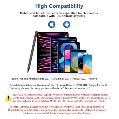 DOGAIN Aluminum Stylus Pen 1 Count Compatible with iOS/Android Devices