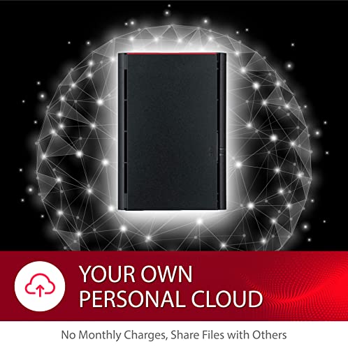 BUFFALO 8TB LS220D0802B NAS 2-Bay Network Attached Storage
