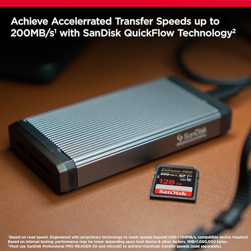 SanDisk 128GB Extreme PRO SDXC UHS-I Card - SDSDXXD-128G-GN4IN