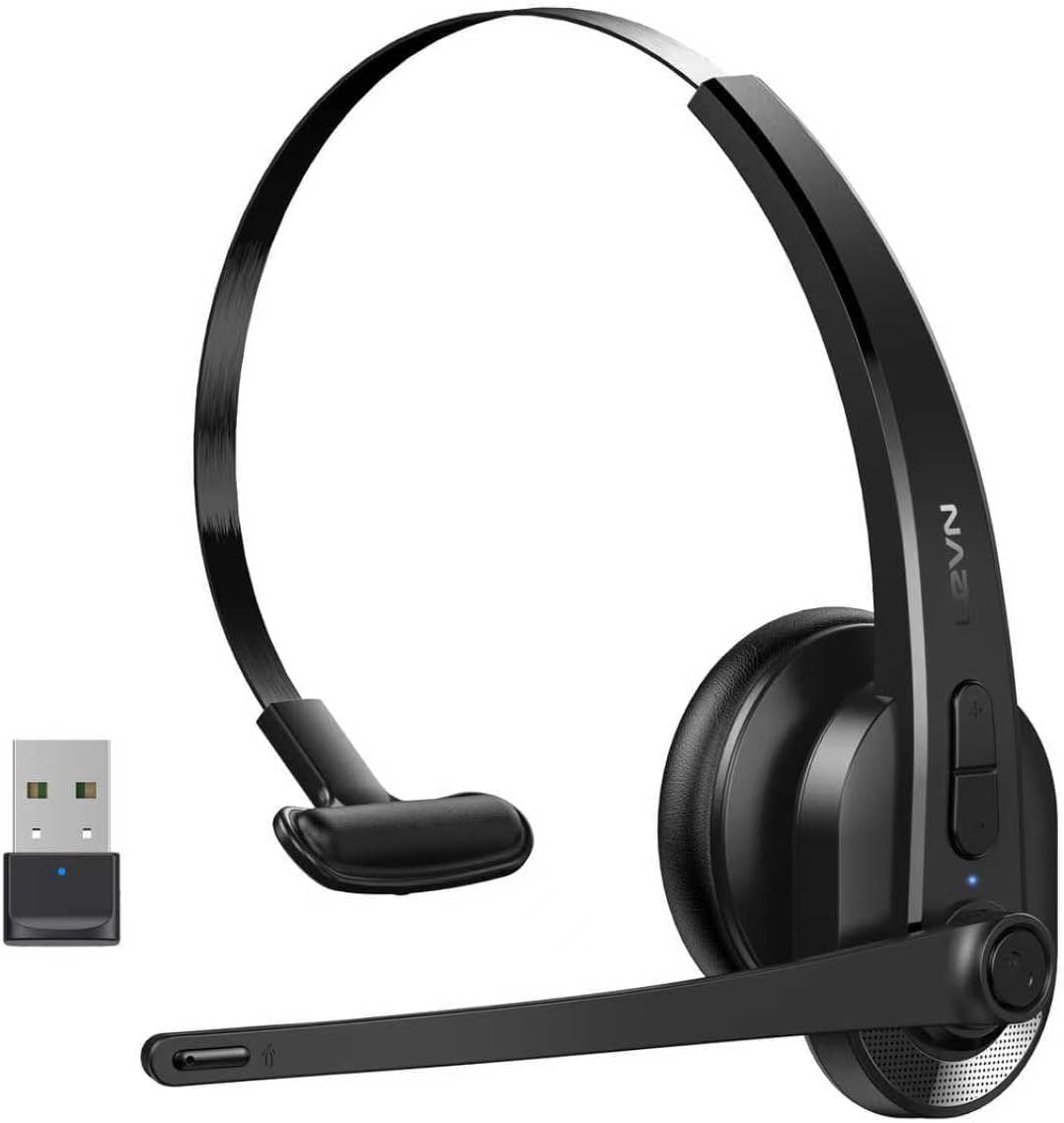 LEVN Wireless Headset HS011V1 - On Ear - Bluetooth - Black