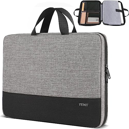Ytonet 15.6 inch VE-US1025GRY Laptop Sleeve Case, Water Resistant, Nylon, for Various Laptop Models