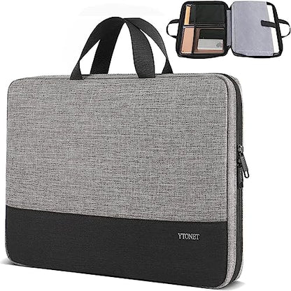 Ytonet 15.6 inch VE-US1025GRY Laptop Sleeve Case, Water Resistant, Nylon, for Various Laptop Models