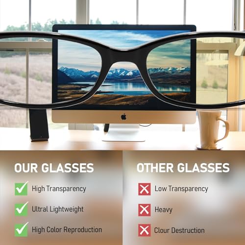 TJUTR Medium 22512 Prescription Eyewear Frames with Blue Light Blocking