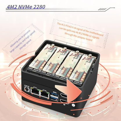 Mrroute 16G RAM 256G SSD N150 NAS Enclosure