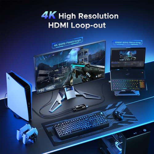 XIIXMASK USB 3.0 HDMI Capture Card Model ffdd44e2-d73d-4ee9-a63a-715a61e69624 4K60Hz 1080P 60FPS External Video Recorder