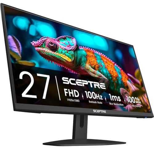 Sceptre 27 Inches E275W-FW100T FHD 1080p 100Hz LED Monitor