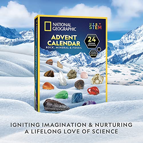 Blue Marble Advent Calendar NGRMFADVENT2 Educational Kit 24 Specimens Multicolor