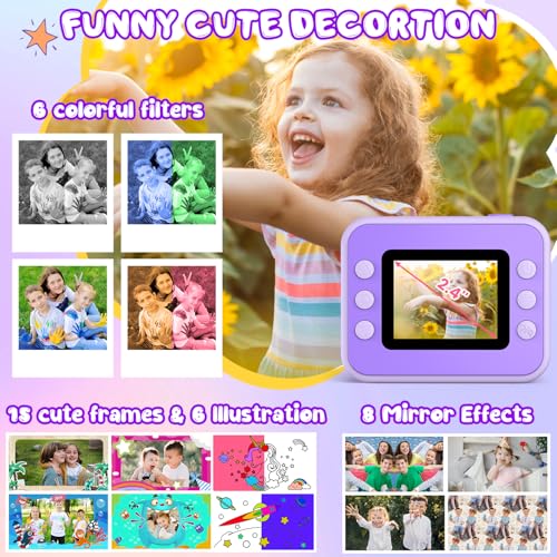 Gofunly 2.4 In H3 1080P Compact Kids Camera, 16:9 Digital Camera