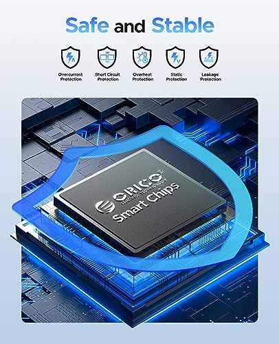 ORICO 6TB 25PW1-U3-BK External Hard Drive Enclosure USB 3.0