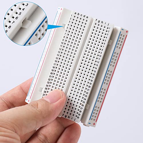 Deyue 400 Pin Solderless Breadboard Kit - 6 PC Set for Electronic Prototyping