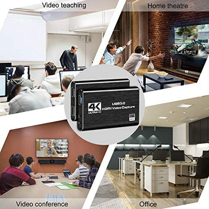Rybozen 4K USB Capture Card V316B-FR 4K 60Hz AV Output Video Capture Device
