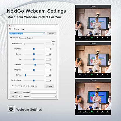 NexiGo 1080P N930AF Compact USB Webcam