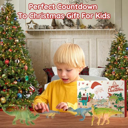 Walipuil Advent Calendar 2025 24 Dinosaur Toy Figures