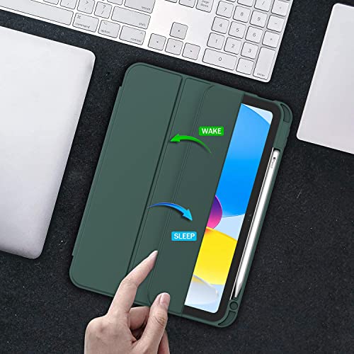 ZryXal iPad 11-inch Case A3354 A3355 A3356 A2696 A2757 A2777 Cover New Midnight Green