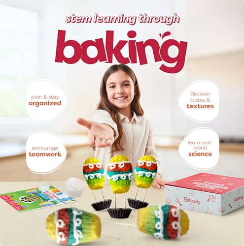 Baketivity Hot Air Balloon Madeleines Baking Kit 1.07kg 9 Pieces Educational Activity  Kids' Baking Supplies