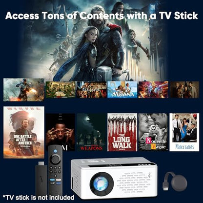 TMY 200W V08 720P LCD Projector 200 ANSI Lumens Portable