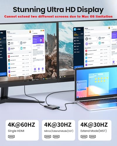 Fophmo USB Type-C Adapter HC-89 4K@60Hz 1x USB-A 4 Ports