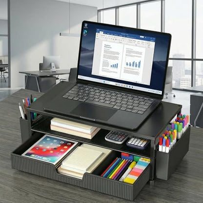 ECOLOVI 2-Tier Monitor Stand EC-MS1 Ergonomic Black