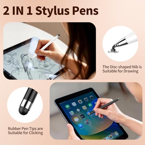 YITIAOXIAOYU 10 Pack Stylus Pen Universal Compatibility for Touch Screen Devices