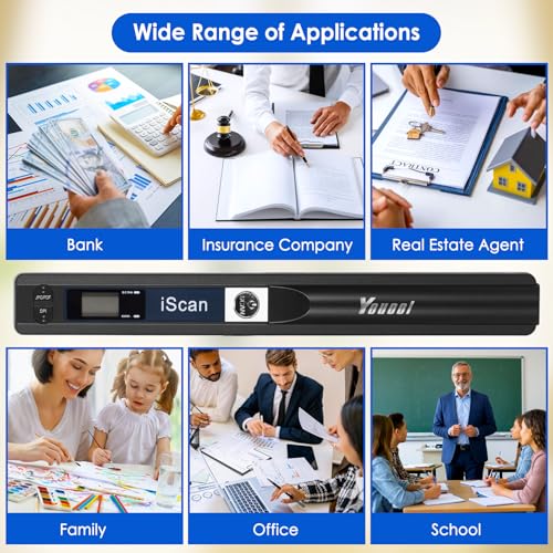 ANNCARY A4 Portable Scanner B089DGLY9B 900DPI CIS USB Document Scanner