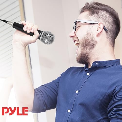 Pyle Handheld Microphone PDMIC58 Dynamic Moving Coil Cardioid Unidirectional, XLR Audio Cable Included