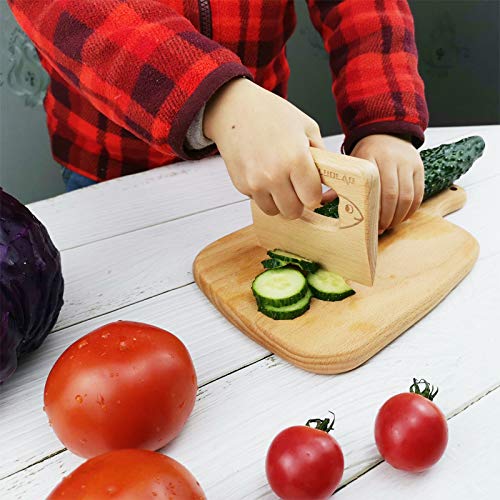 LUOLAO 4 Inch MZRTD-201027 Wooden Kids Knife Tool