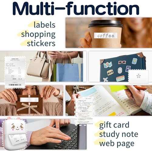 Sumuyo Mini Portable Printer NEWC901 Monochrome 203 DPI Thermal Paper Printer