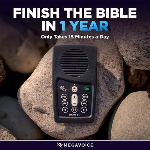 MEGAVOICE 1.77" NIVA-Solar MP3 Audio Bible, 4GB Storage, USB Connectivity, Audio Playback