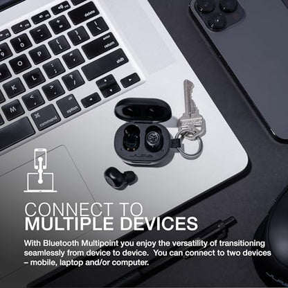 JLab IEUEBJBMINIRBLK124_1 Bluetooth 5.0 Wireless In-Ear Headphones No Jack Black