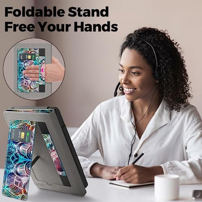 VORI 7 inch Kindle Paperwhite Stand Case PU Leather Cover Auto Sleep/Wake with Hand Strap