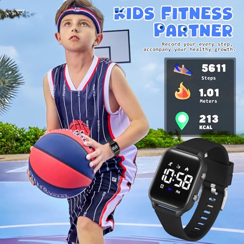 Timever 7.58 Inches L6615E-Black 240 x 240 LED Casual Activity Tracker