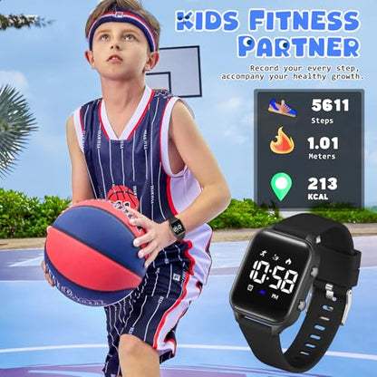 Timever 7.58 Inches L6615E-Black 240 x 240 LED Casual Activity Tracker