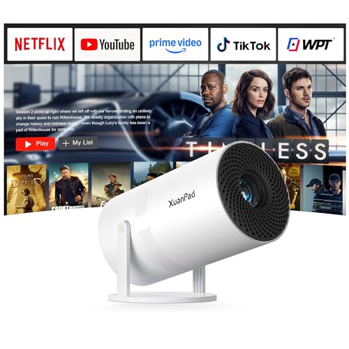XuanPad 5.2" x 4.7" x 7.28" X3 1920x1080 15000 Lumen LCD Portable Projector