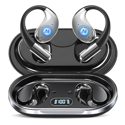 BUABMEQ YYK-Q39 Wireless Translation Earbuds 10m Bluetooth 5.4 Open Ear Design