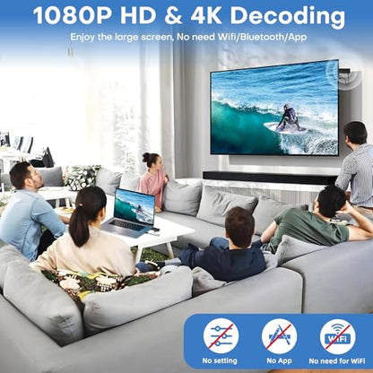 ZOCIBIHI Wireless HDMI Transmitter and Receiver CD10 4K 60Hz