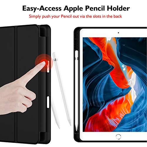 iMieet iPad 10.2 Inch Case Gen 7/8/9 Black Soft Shell
