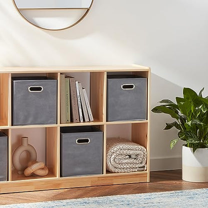Amazon Basics 10.5" x 10.5" x 11" Fabric Storage Cube (6-Pack)