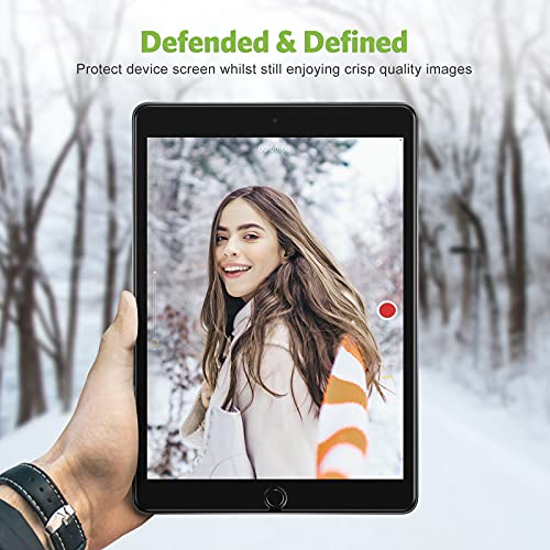 apiker 2 Pack Tempered Glass Screen Protector for iPad 9th/8th/7th Gen, 10.2 Inch, 9H Hardness, Matte Finish