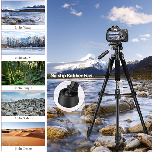 JOILCAN 74" AH75 Tripod, Professional Photography Stand