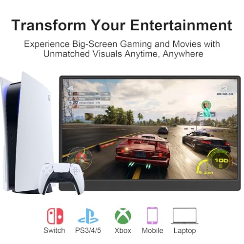 UFYQL 15.6-inch F156P02 FHD 1080p 60Hz LCD Monitor