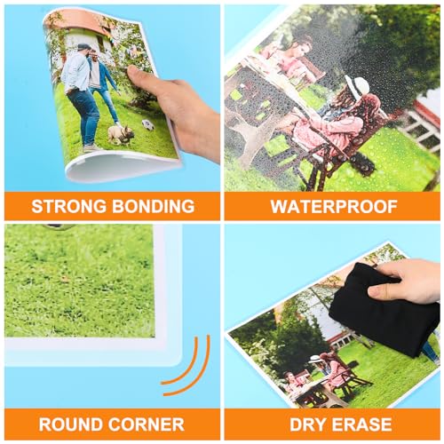 CAREGY 300 Pack Thermal Laminating Pouches 3 Mil 9 x 11.5 Clear Sheets Office and School Supplies