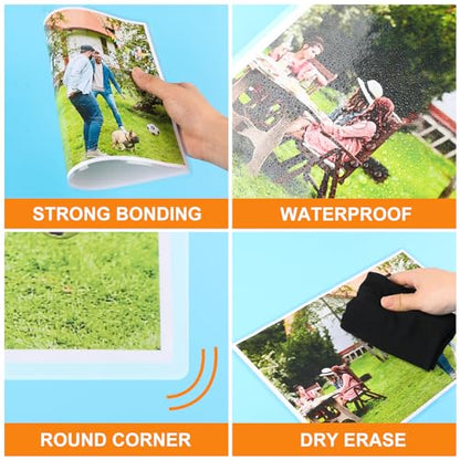 CAREGY 300 Pack Thermal Laminating Pouches 3 Mil 9 x 11.5 Clear Sheets Office and School Supplies