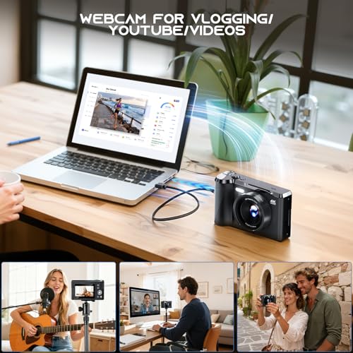 JDZ Compact Camera DC12 A02 56MP 4K 3:2 CMOS Digital Photography