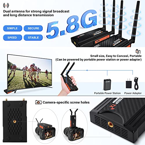 Vrriis Wireless HDMI Extender Receiver WL010 Stereo 5W Multiroom 4K HDMI