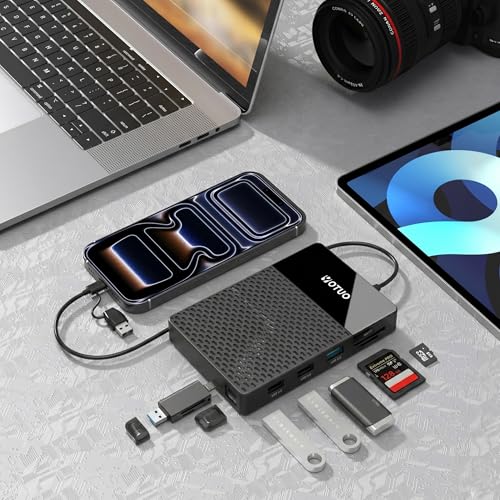 YOTUO 1TB External Hard Drive SY-DSHDD-01 USB 3.0 Multiport Hub