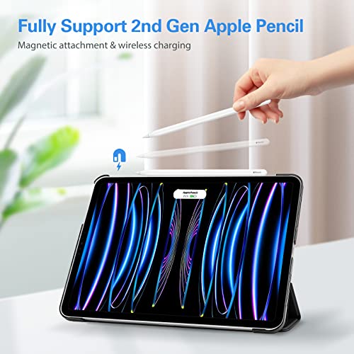 ProCase iPad Pro 11 Inch Case Model: PC-08362984, Form Factor: Case, Color: Black, Compatibility: A1980 / A2013 / A1934 / A1979 / A2228 / A2231 / A2068 / A2230 / A2377 / A2459 / A2301 / A2460