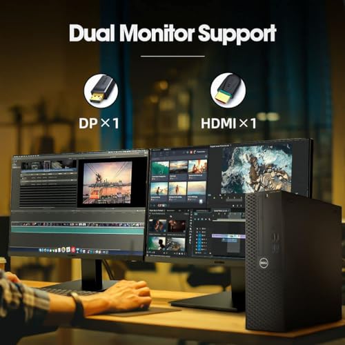 Dell OptiPlex 3050 SFF 3840 x 2160 Computer Tower 4K HDMI DisplayPort Certified Refurbished