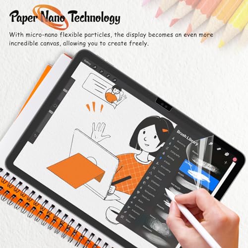 KCT 2 Pack Paperfeel Screen Protector for iPad 11th & 10th Gen and iPad Air 11"