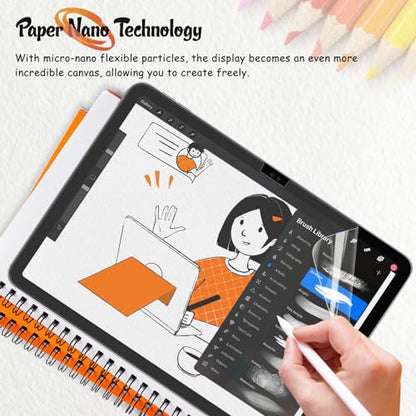 KCT 2 Pack Paperfeel Screen Protector for iPad 11th & 10th Gen and iPad Air 11"